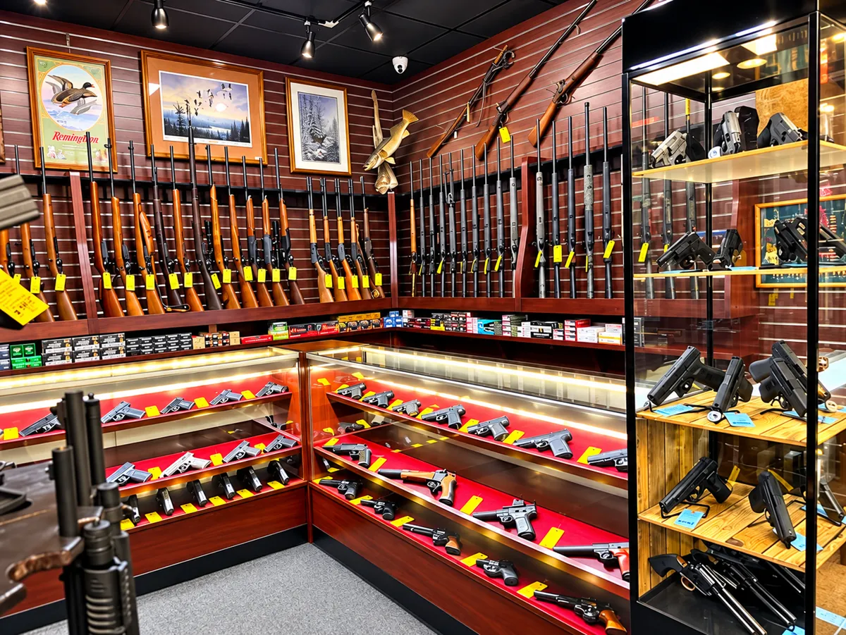 Corner Rifle Wall & Handgun Tower at Twin Cities Gun & Pawn