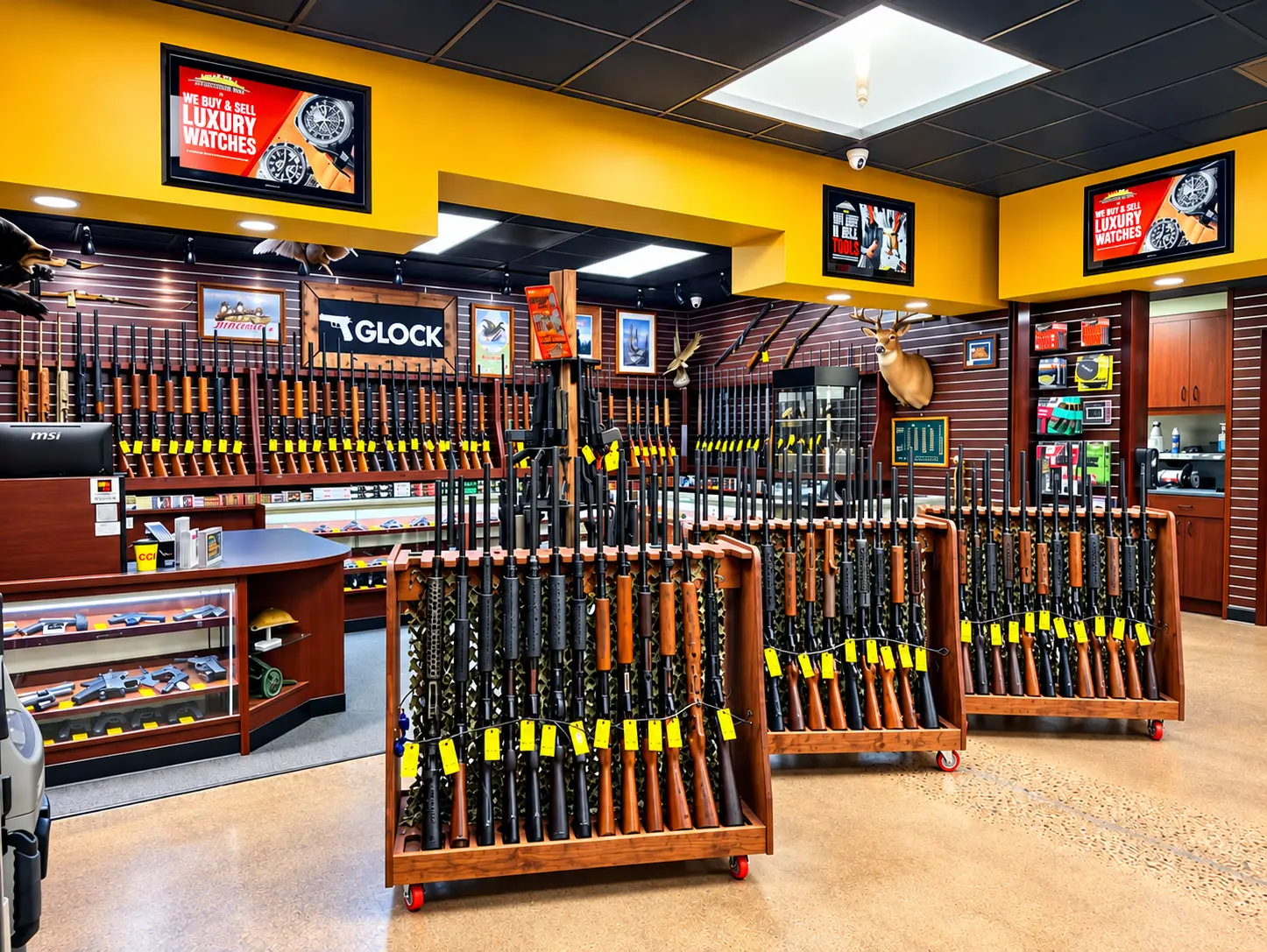 Guns and rifles for sale at Twin Cities Gun & Pawn in the Twin Cities