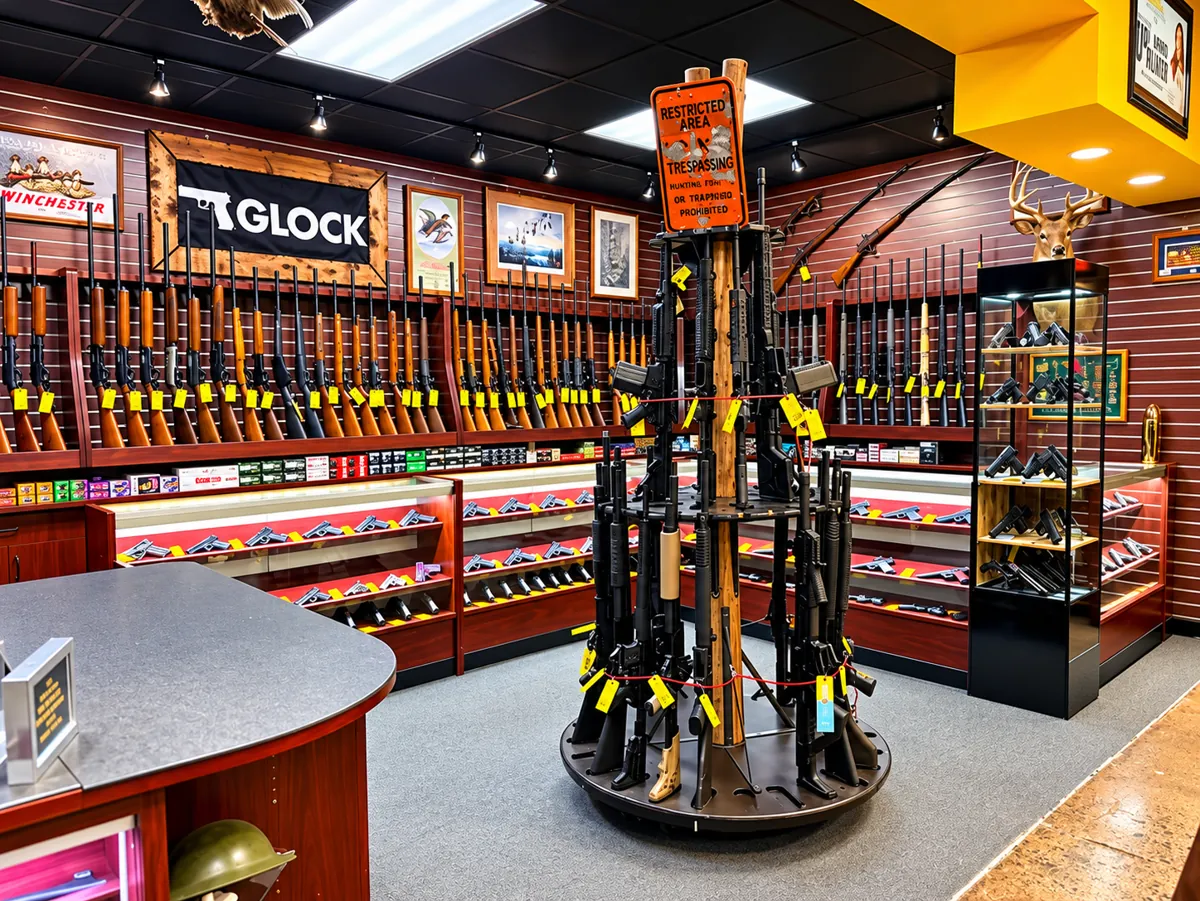 Tactical Carousel & Rifle Walls at Twin Cities Gun & Pawn