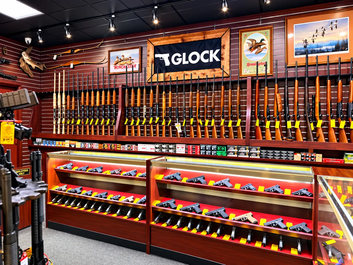 Long-Gun Wall & Pistol Counters at Twin Cities Gun & Pawn